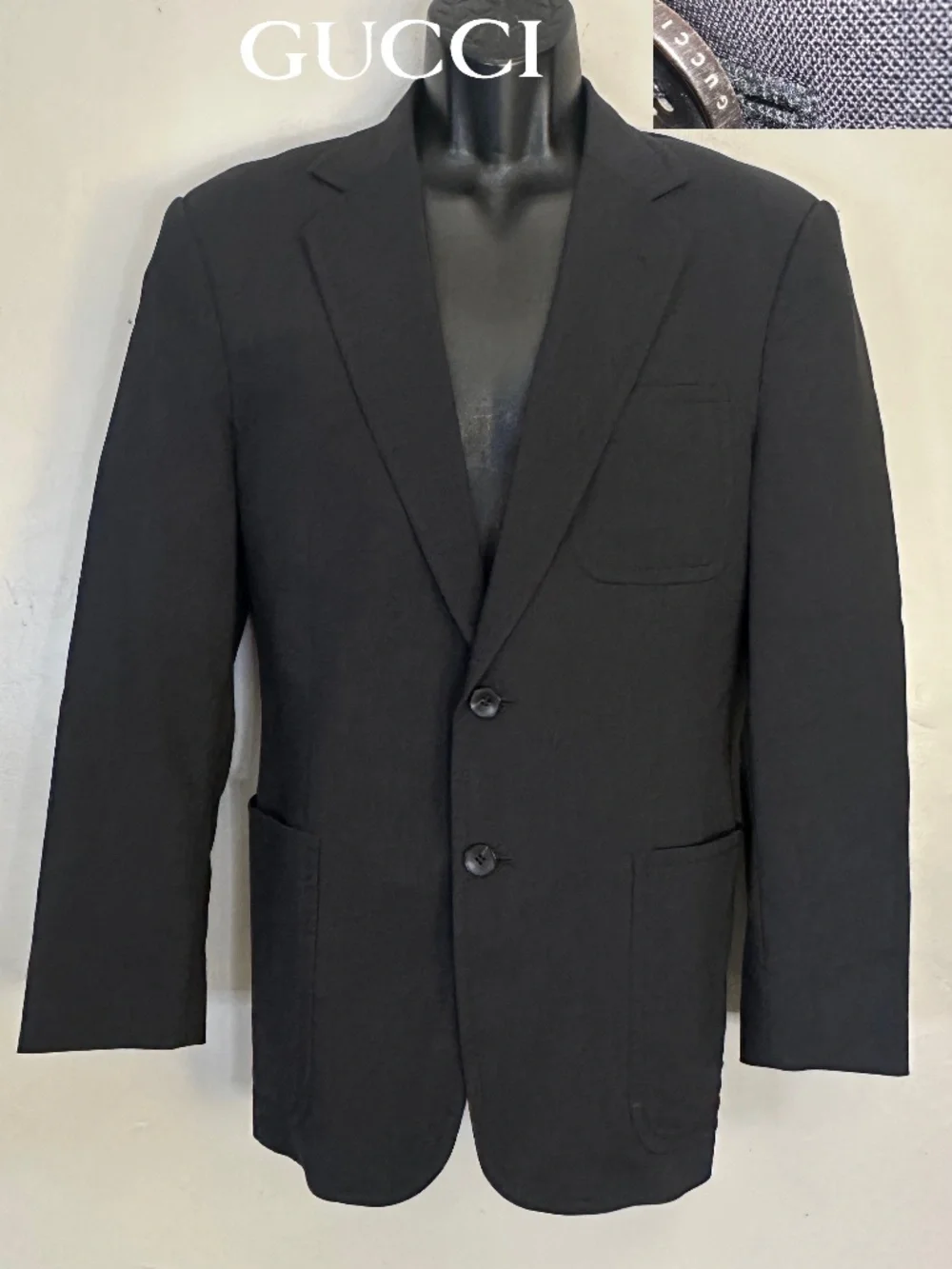 Gucci Mohair Blend Blazer EU 50R ~US 40R Made in Italy Gently worn 75% wool